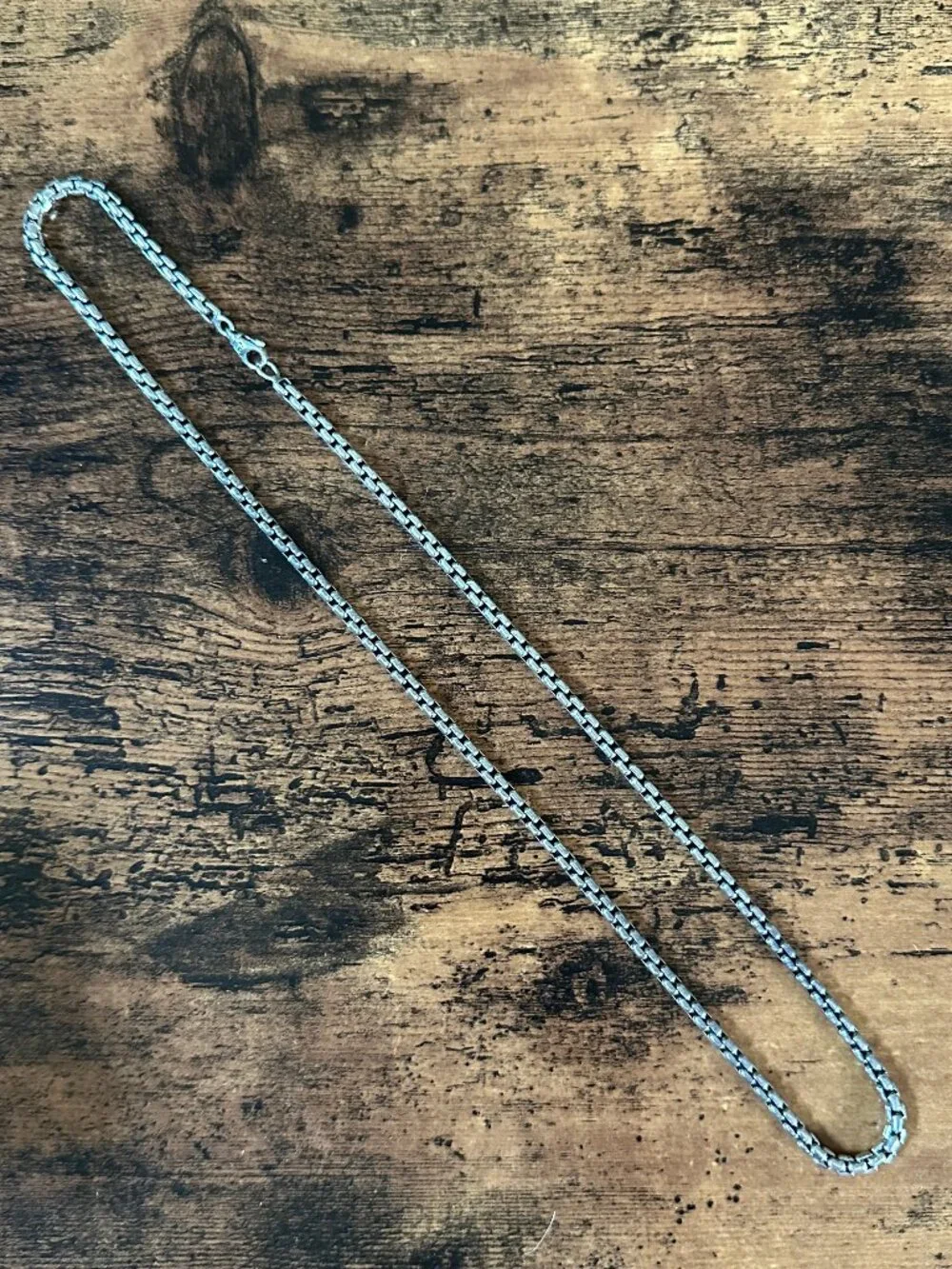 David Yurman Box Chain Necklace in Sterling Silver - 4.8mm - 26